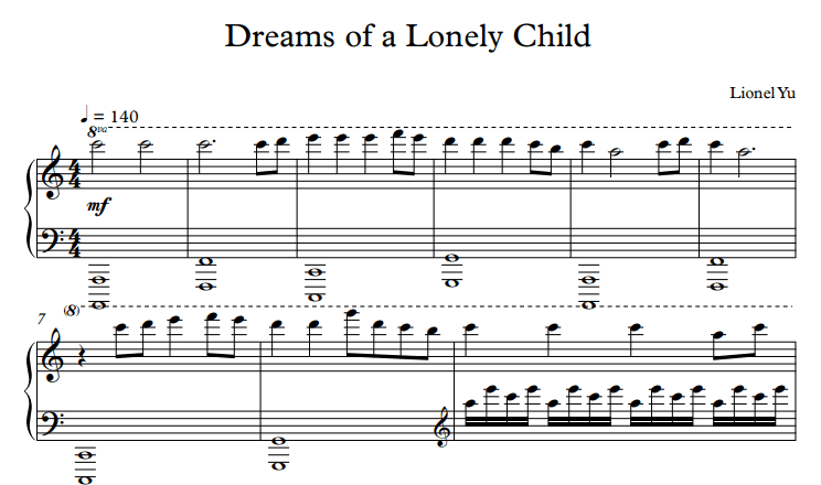 Dreams of a Lonely Child - MusicalBasics