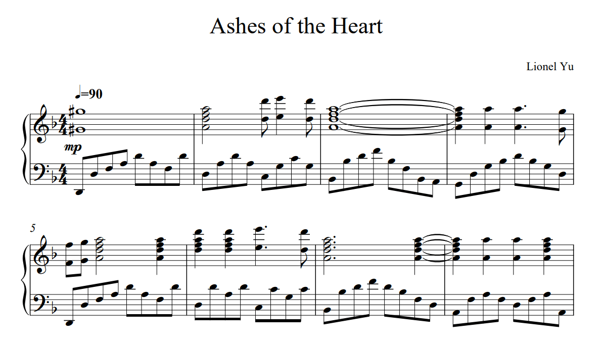 Ashes of the Heart - MusicalBasics